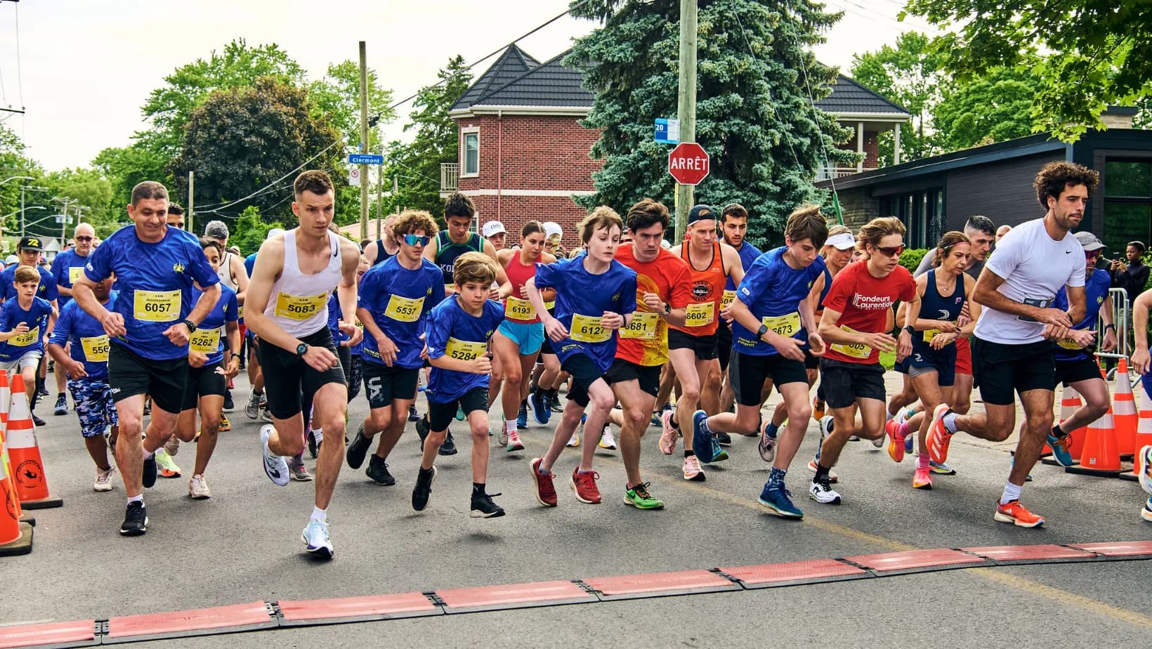Course des pompiers de Laval 2025